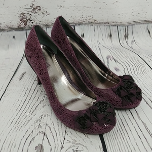 Kenneth Cole Reaction Purple Heels